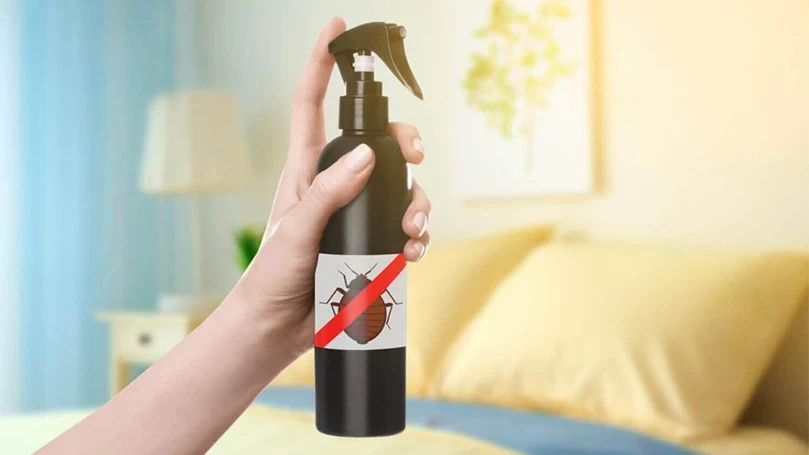 une image de spray contre les punaises de lit