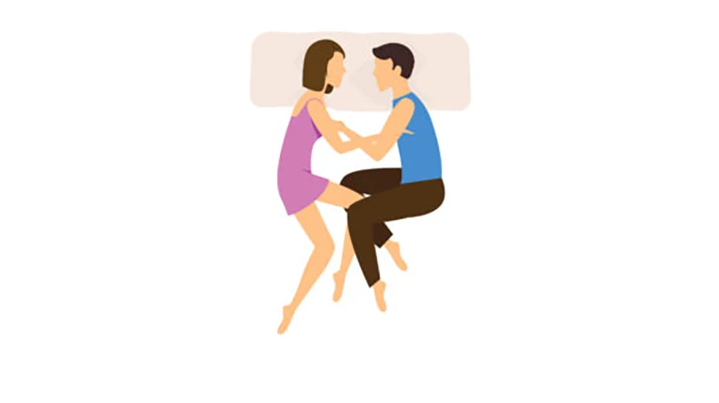 la position de sommeil des amoureux pour les couples