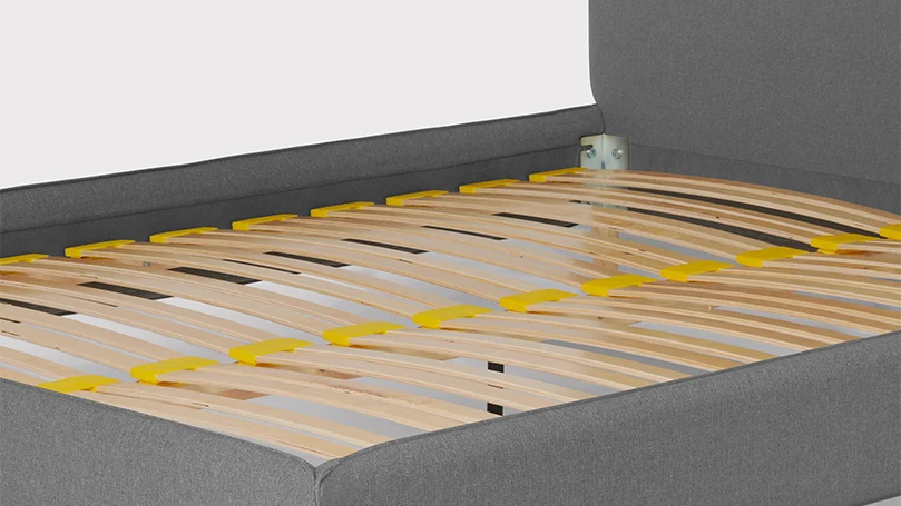 une image du cadre de lit sur mesure eve 24 lattes en bois de hêtre