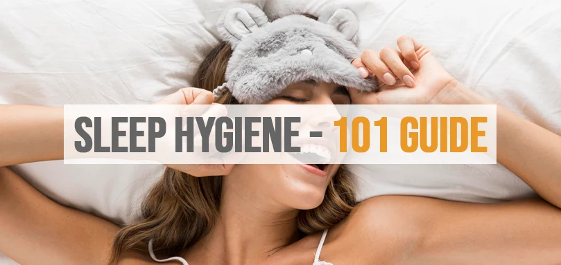 Image en vedette du guide 101 sur l'hygiène du sommeil.