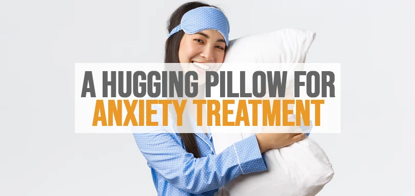 Image de l'oreiller de câlin pour le traitement de l'anxiété.