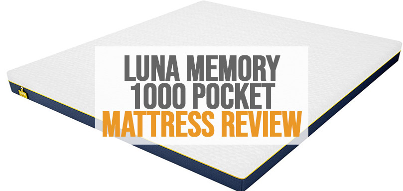 Image en vedette de Luna Memory 1000 Pocket Mattress Review.