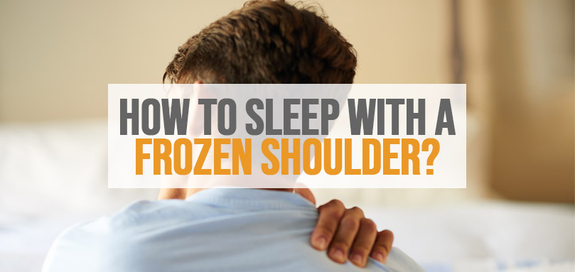 Image en vedette de comment dormir avec une épaule gelée.