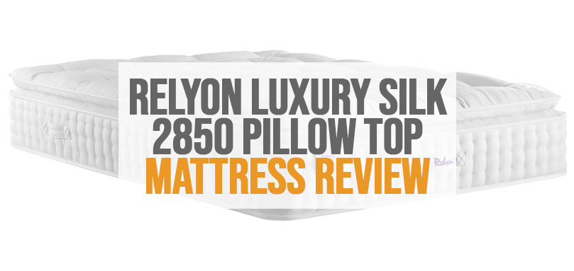 L'image présentée est celle du matelas relyon luxury silk 2850 pillow top.