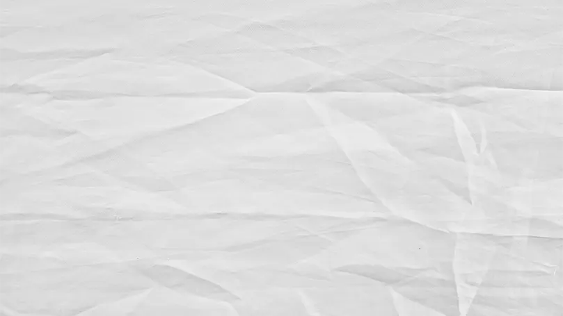 Image d'une feuille blanche avec des plis.