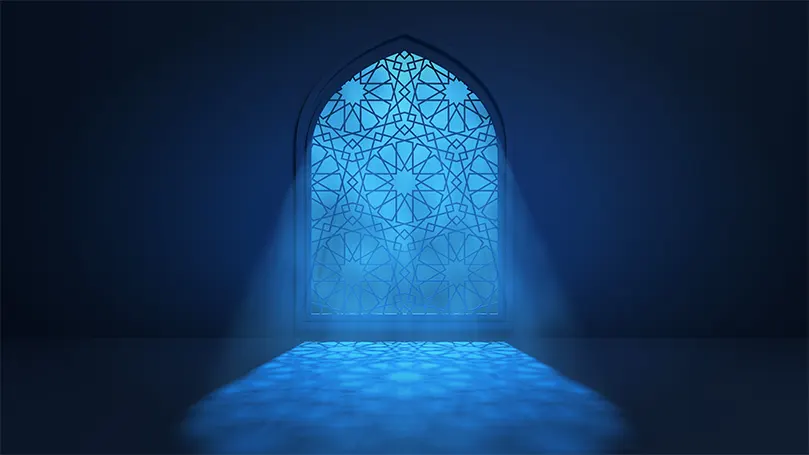 Image d'une sorte de chapelle religieuse avec de la lumière à travers la fenêtre.