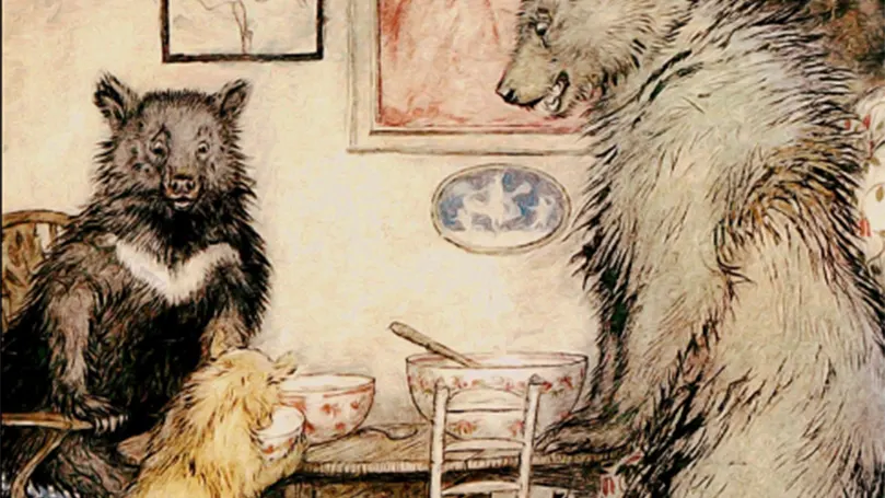 Une image de la pochette de Boucle d'or et les trois ours