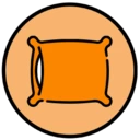 Une icône représentant une taie d'oreiller inamovible
